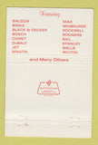 Matchbook Cover - Diablo Power Tools Walnut Creek CA 40 Strike