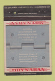 Matchbook Cover - Moynahan Hinges Detroit MI  40 Strike