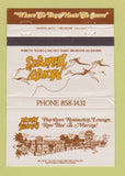 Matchbook Cover - Monty Trainer's Bayshore Restaurant Coconut Grove FL 40 Strike