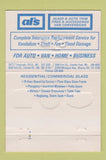 Matchbook Cover Al's Glass Auto Trim Tires Pontiac MI Southfield Wayne 40 Strike