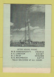 Matchbook Cover - Kenyon's Oilfield Service wells Edmonton AB oil gas 40 Strike