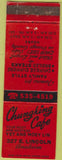 Matchbook Cover - Chungking Cafe Chinese Anaheim CA