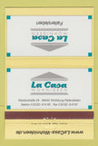 Matchbook Cover - La Casa Wohnideen Fallersleben Wolfsburg Germany 40 Strike