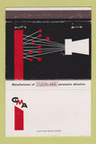 Matchbook Cover - Cleveland Abrasives Cleveland OH 40 Strike
