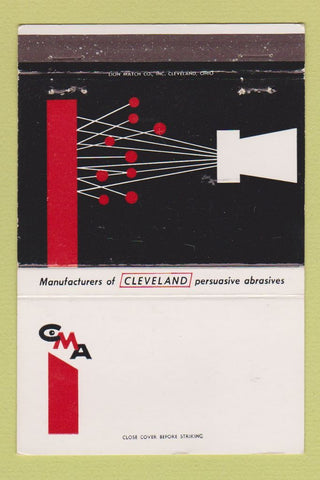 Matchbook Cover - Cleveland Abrasives Cleveland OH 40 Strike
