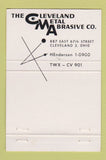 Matchbook Cover - Cleveland Abrasives Cleveland OH 40 Strike