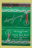 Matchbook Cover - Victory State Bank Kansas City KS Christmas 40 Strike