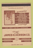 Matchbook Cover - James Herron Labs Cleveland OH 40 Strike