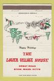 Matchbook Cover - Lower Village House Stow MA 40 Strike
