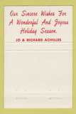 Matchbook Cover - Lower Village House Stow MA 40 Strike