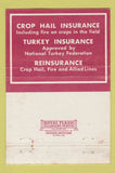 Matchbook Cover - Farmers Mutual Hair Insurance Des Moines IA 40 Strike