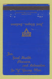 Matchbook Cover - YMCA Fort Wayne IN 40 Strike