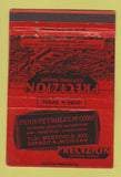 Matchbook Cover - Precizion Cutting Fluids Penn Petroleum Detroit MI 40 Strike