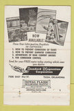 Matchbook Cover - RM Riddell Standard Magnesium Los Angeles CA 40 Strike