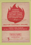 Matchbook Cover - Industrial Heat Treating Derby CT 40 Strike