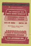 Matchbook Cover - Jefferson Liquor Store Buffalo NY 40 Strike