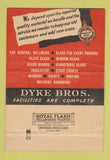 Matchbook Cover - Dyke Bros Building Materials 40 Strike