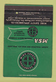 Matchbook Cover - Mine Safety Appliances Pittsbugh PA 40 Strike