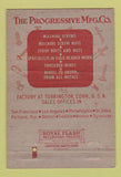 Matchbook Cover - Progressive Manufacturing Torrington CT 40 Strike