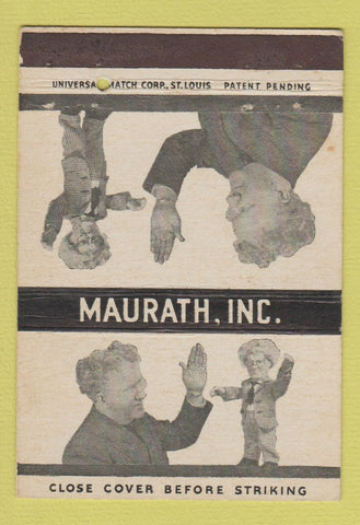 Matchbook Cover - Maurath Inc Electrodes Cleveland OH 40 Strike