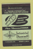 Matchbook Cover - Industrial Diamond Inc Detroit MI 40 Strike