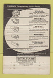 Matchbook Cover - Valentine Metals Royal Oak MI 40 Strike