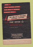 Matchbook Cover - Star Cutter Company Farmington MI 40 Strike