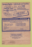Matchbook Cover - Pennsylvania Life Heath Insurance Philadelphia PA 40 Strike