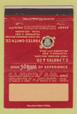 Matchbook Cover - CL Frates Smith Insurance Tulsa Oklahoma City OK 40 Strike
