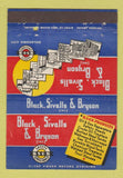 Matchbook Cover - Black Sivalls & Bryson Oklahoma City OK  40 Strike