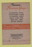 Matchbook Cover - Turner Brothers Gauges Ferndale MI 40 Strike