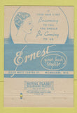 Matchbook Cover - Ernest Hair Salon Milwaukee WI 40 Strike