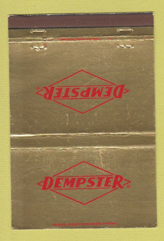 Matchbook Cover - Dempster Fred Richert Pumps Milwaukee WI 40 Strike