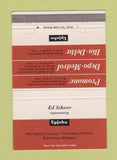 Matchbook Cover - Upjohn Veterinary Products Kalamazoo MI 40 Strike