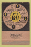 Matchbook Cover - Simoniz Car Finish polish 40 Strike