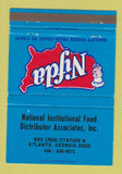 Matchbook Cover - National Institutional Food Distributors Atlanta GA 40 Strike