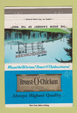 Matchbook Cover - Breast O Chicken Tuna San Diego CA 40 Strike