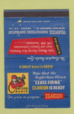 Matchbook Cover - Clarion Radio Warwick Manufacturing Chicago IL 40 Strike