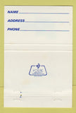 Matchbook Cover - La Marina Inn Playa Del Rey CA 40 Strike