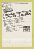 Matchbook Cover - Hawkinson Tread West End Tire Winnipeg MB 40 Strike