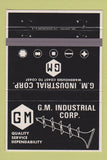 Matchbook Cover - GM Industrial Corp Elkhart IN 40 Strike