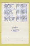 Matchbook Cover - Bearing Distributors Akron OH 40 Strike
