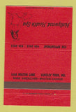 Matchbook Cover - Hollywood Health Spa Langley Park MD girlie 40 Strike