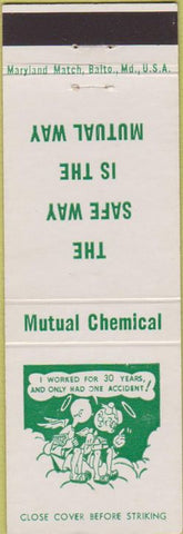 Matchbook Cover - Mutual Chemical Safety