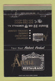 Matchbook Cover - Arena Restaurant Somerville NJ WEAR 40 Strike