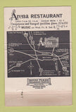 Matchbook Cover - Arena Restaurant Somerville NJ WEAR 40 Strike