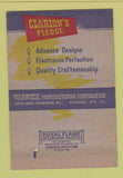Matchbook Cover - Clarion Radio North TX Lumber Richardson TX 40 Strike