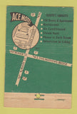 Matchbook Cover - Ace Motel Jacksonville FL 40 Stick