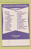 Matchbook Cover - Red's Motor Sales Elyria OH WORN 40 Strike