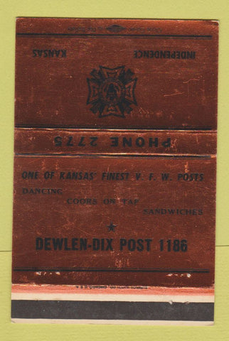 Matchbook Cover - VFW Independence KS 40 Strike
